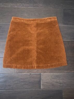 Forever 21 Mini Skirt in Chestnut Brown